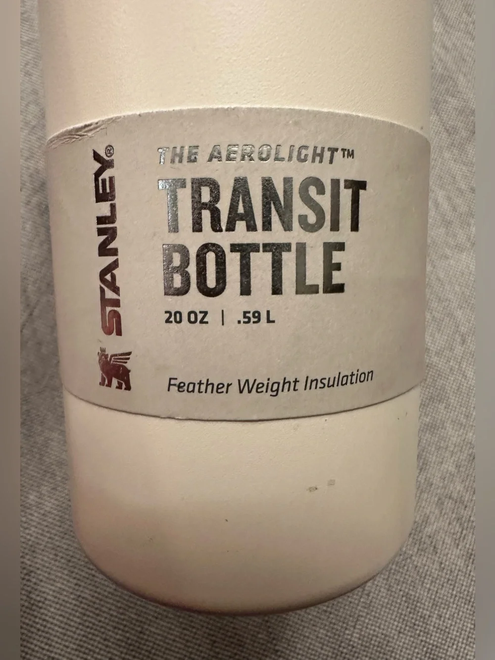BNWT- Stanley off-white- Insulated 20oz. Transit Bottle w/Book Graphic/Quote - Picture 5 of 12